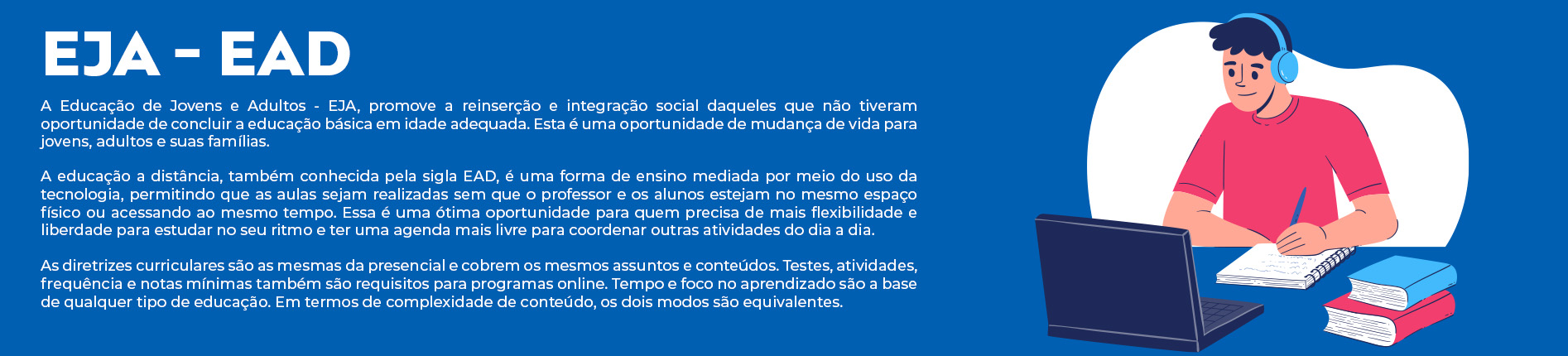 Página inicial EJA EAD SEDUC GOIÁS 2024